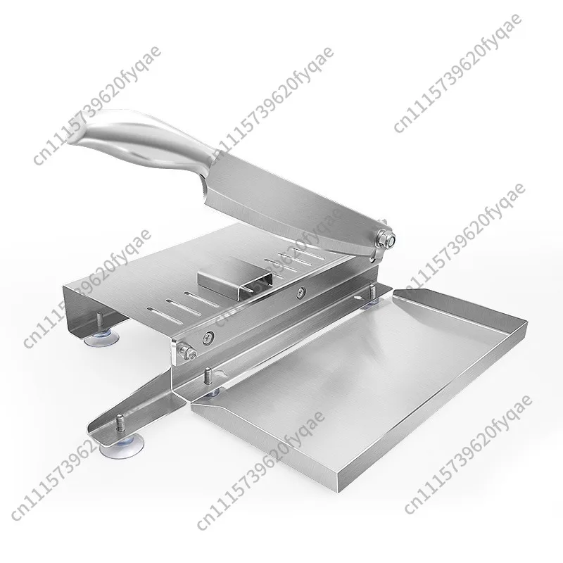 Lamb slicing machine Medicinal material cutting machine Household guillotine Small stainless steel meat slicing machine