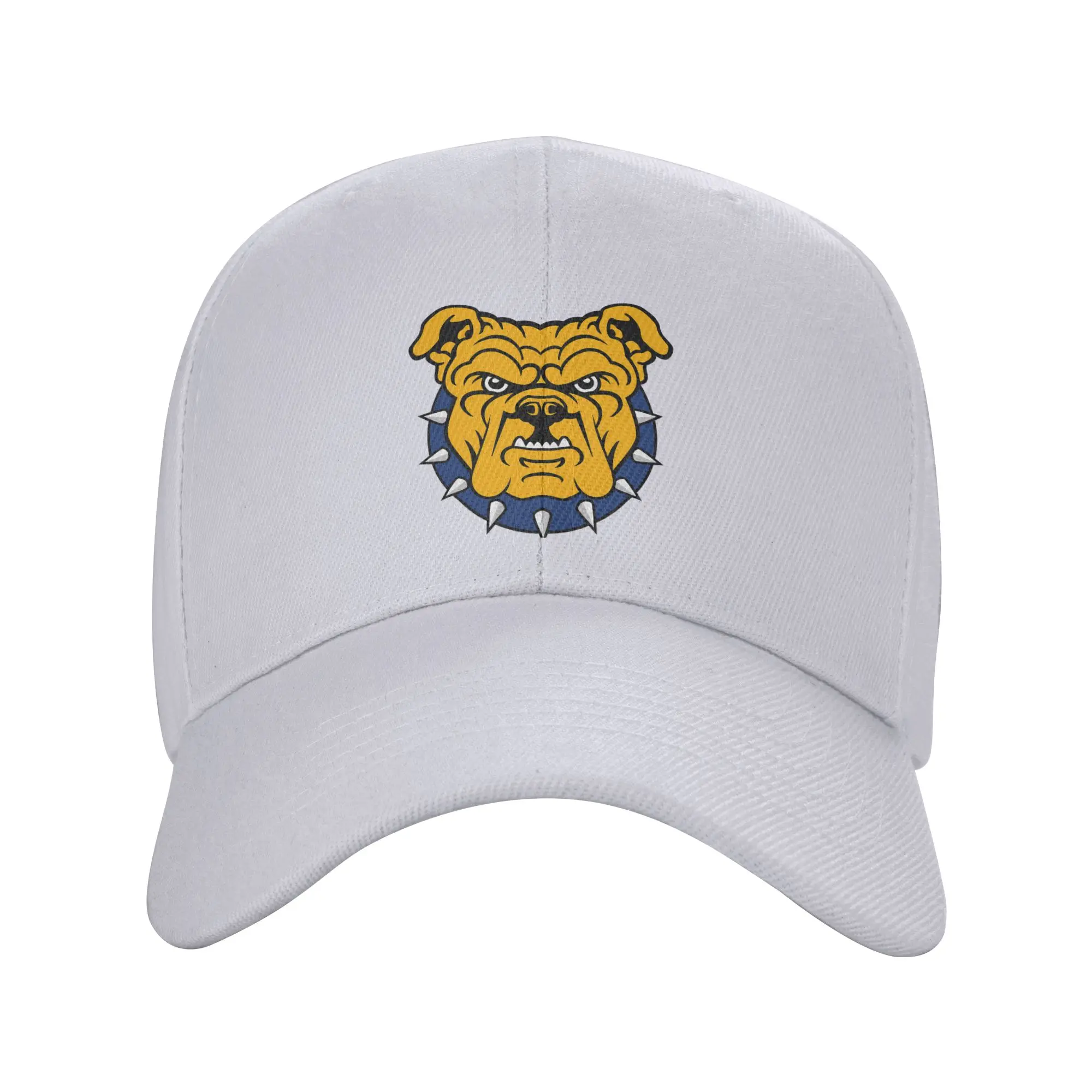 Fashion North Carolina A&T Bulldog Curved Brim Baseball Cap Light Vintage Sun Caps