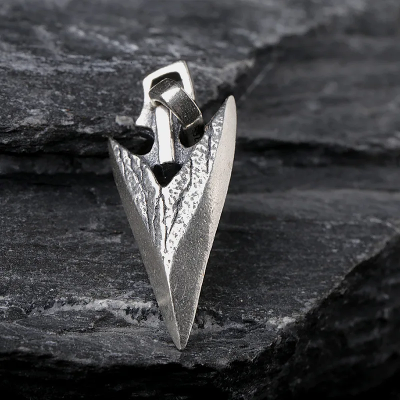 Imagem -02 - Sterling Silver Arrow Pendant para Homens Jóias Genuínas em Prata Tailandesa Estilo Hip Hop Retro Colar Design Sense S925