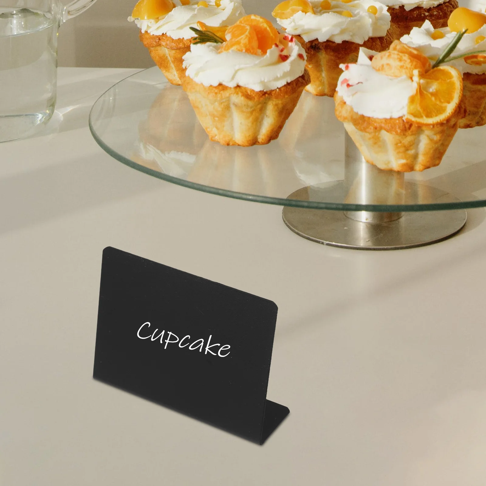 12 قطعة علامات السبورة الصغيرة المحمولة لوحات عرض صغيرة لأسماء الطعام حفل زفاف بوفيه علامات السبورة الصغيرة #4