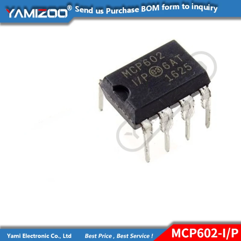 10PCS MCP602-I/P DIP8 MCP602 DIP MCP601-I/P MCP601 MCP6022-I/SN MCP6002-I/SN MCP602-I SN MCP601-I SN SOP-8