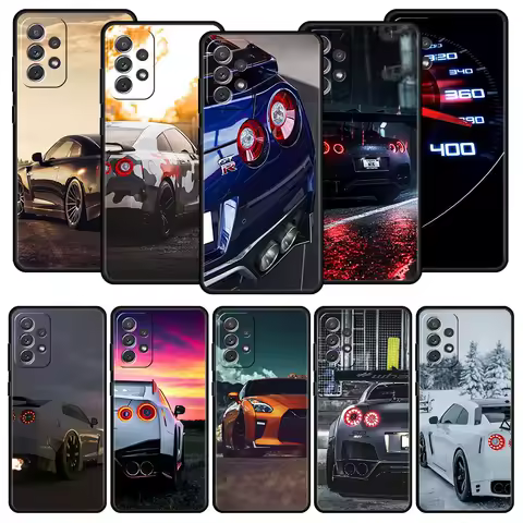 GTR Sport Car Case For Samsung Galaxy A53 A23 A33 5G A13 A03 A21s A03s A31 A11 A41 A51 A52 A71 A73 M21 M22 M31 A01 Phone Cover
