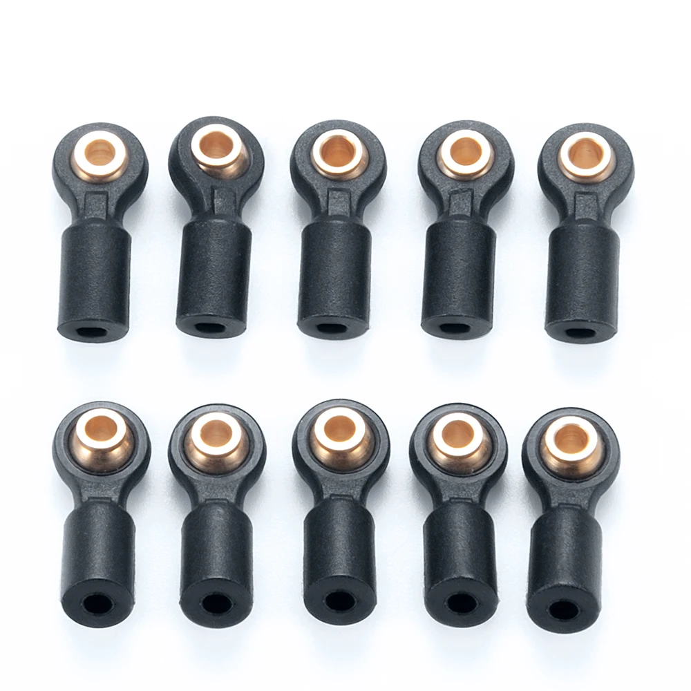 YEAHRUN 10PCS พลาสติก M2 Rod End Ball ที่วางฝักบัวปลายก้านสวมใส่ Ball ข้อต่อสำหรับ RC รถเรือเครื่องบินรถบรรทุก Buggies