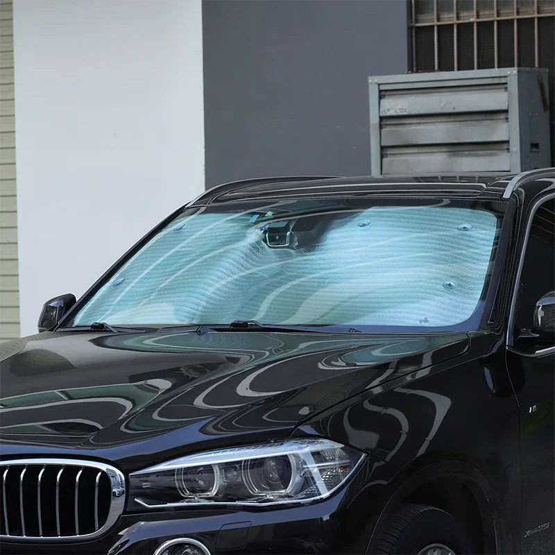 

For BMW X5 F15 2014-2018 Aluminum Foil Car Front Windshield Full Window Glass Sun Protection Parasol Car Accessories