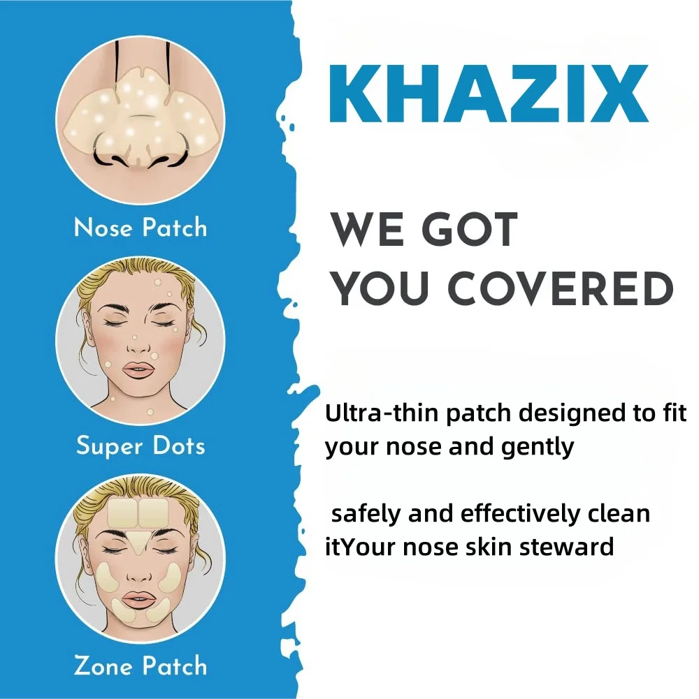 Use 30 pieces of hydrocolloid nose strips to remove black and white heads and clean your nose