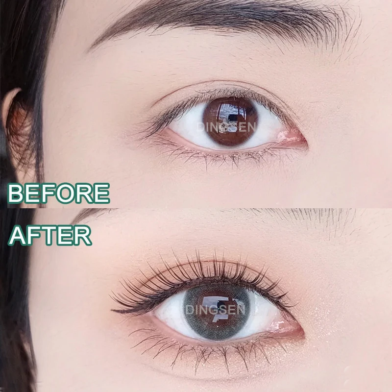 Transparente Wimpern mit Stiel 5/7/10 Paar Manga Einzelwimpern Weiche Künstliche Wimpern Wimpernverlängerung Make-up Koreanisch – Detail 6