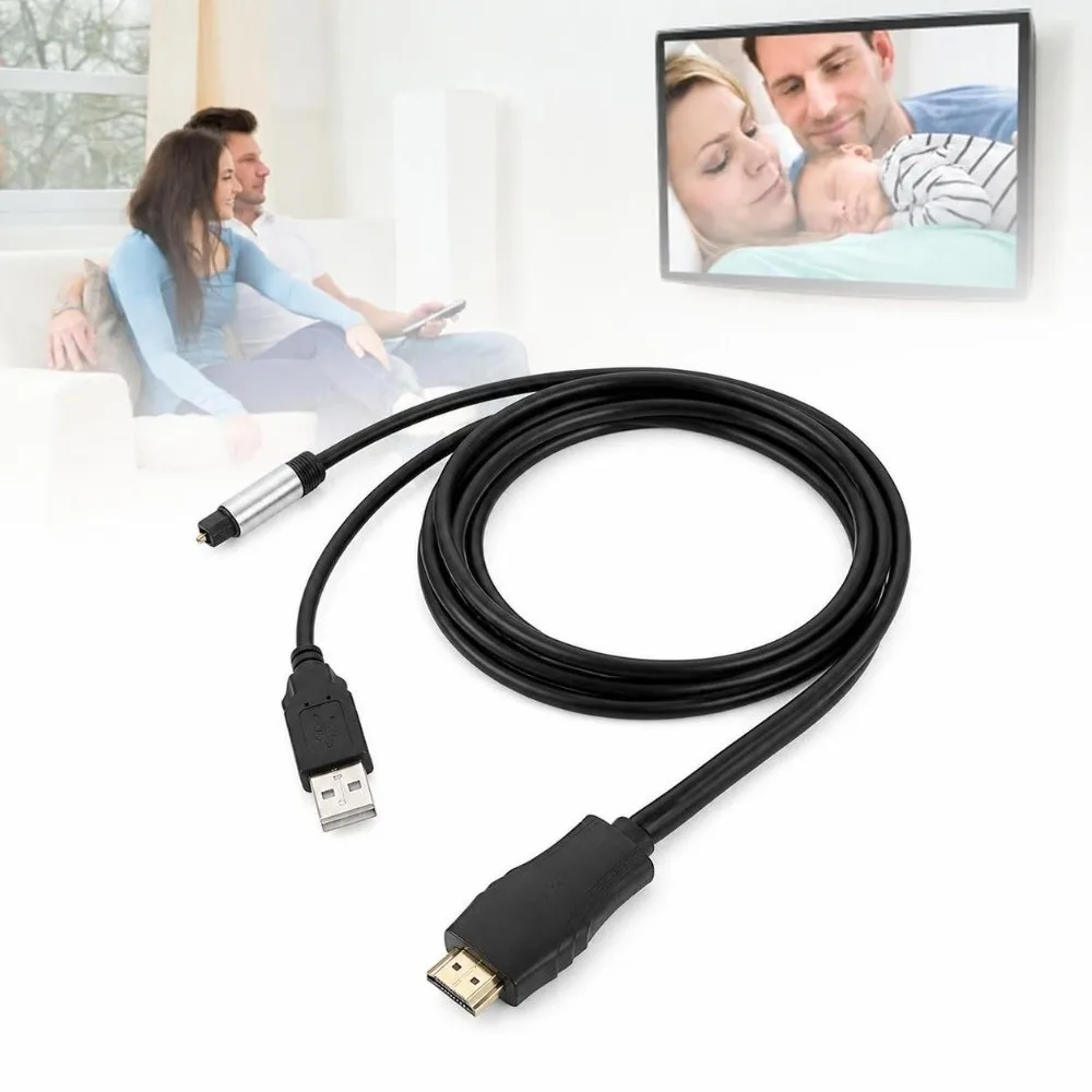 192KHz 24bit eARC ARC to Optical Converter HD to Optical Adapter Plug and Play Sound Extractor PCM Supported