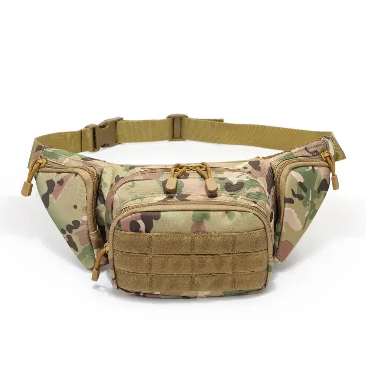 Bolsa táctica de nailon para teléfono, riñonera militar para deportes, Camping, escalada, senderismo al aire libre, caza, hombre