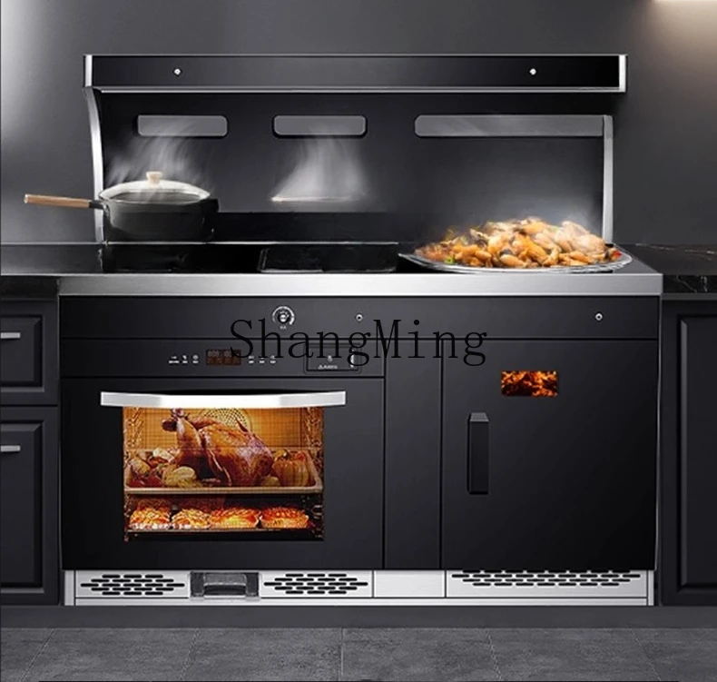 ZYY เตาอเนกประสงค์ไร้ควันในครัวเรือนเตาฟืนแบบบูรณาการใหม่