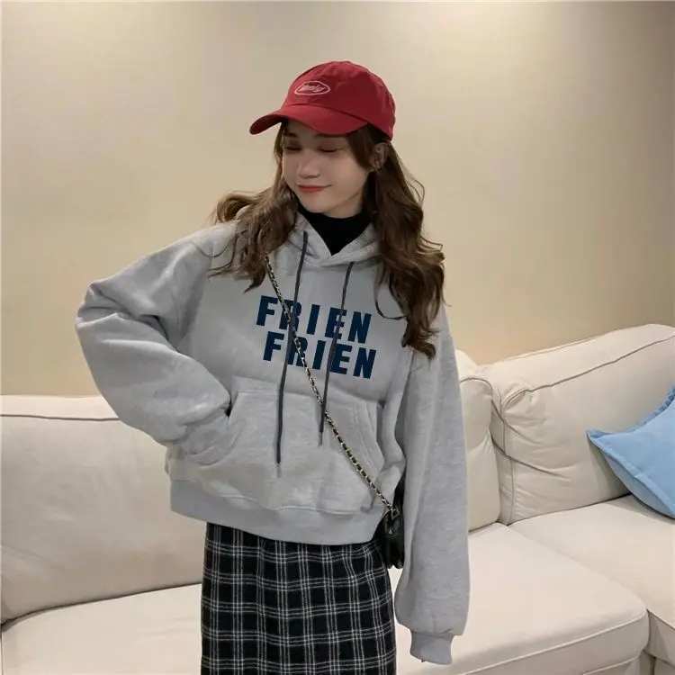 フード付きパーカー ゴシック服 女性 Y2K 服 スウェットシャツ スウィートシャツ 新作 スウェットシャツ 女性用 グラフィック オーバーサイズ