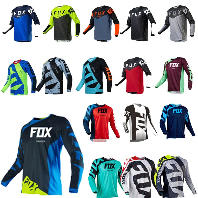 Motorcycle mountain bike team downhill jersey mountain bike off-road DH MX motorcycle bike shirt off-road mountain Breathable