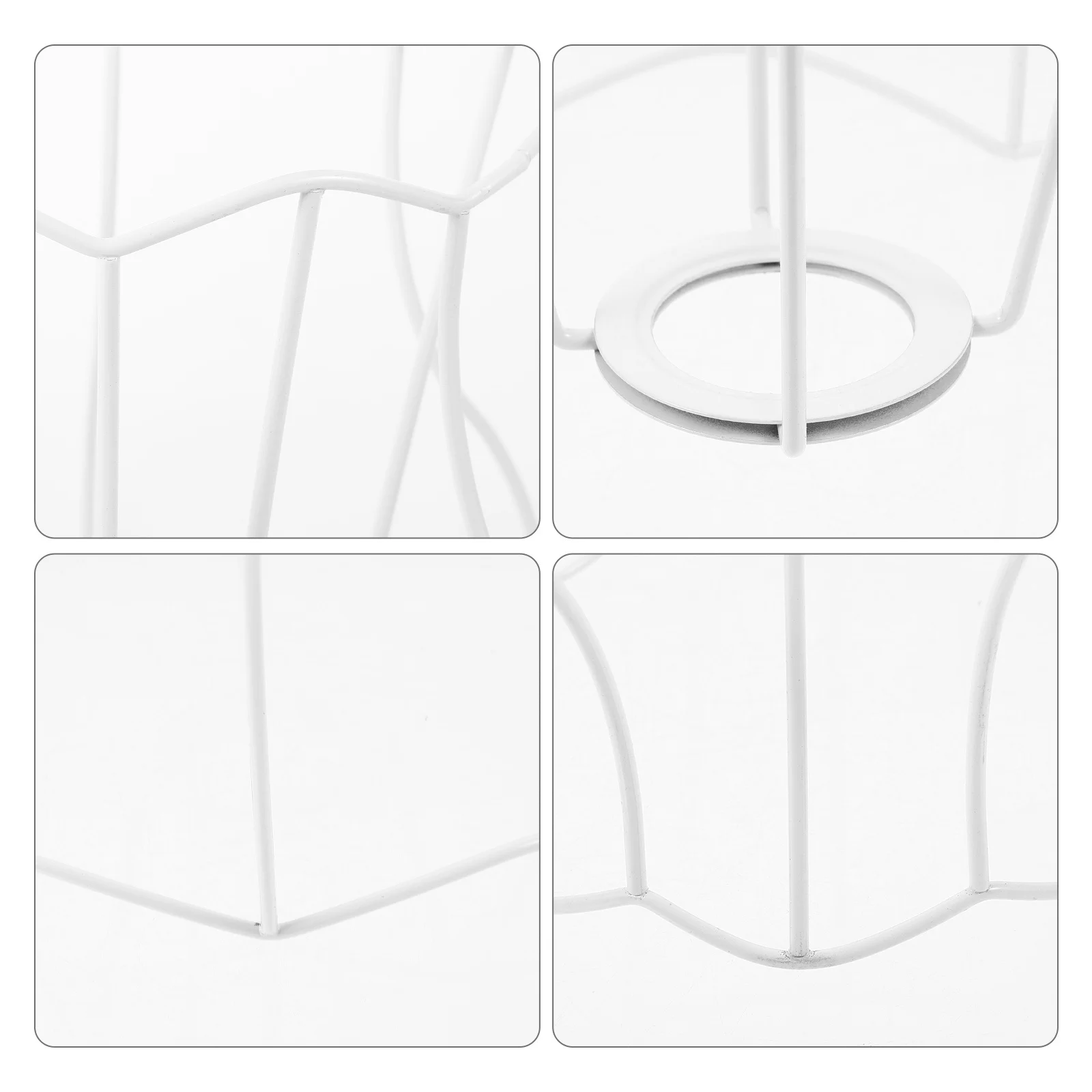 

Lampshade Frame For Table Lamp Diy Metal Shade Holder Iron Cage Guard Compatible With Desk Office Decor