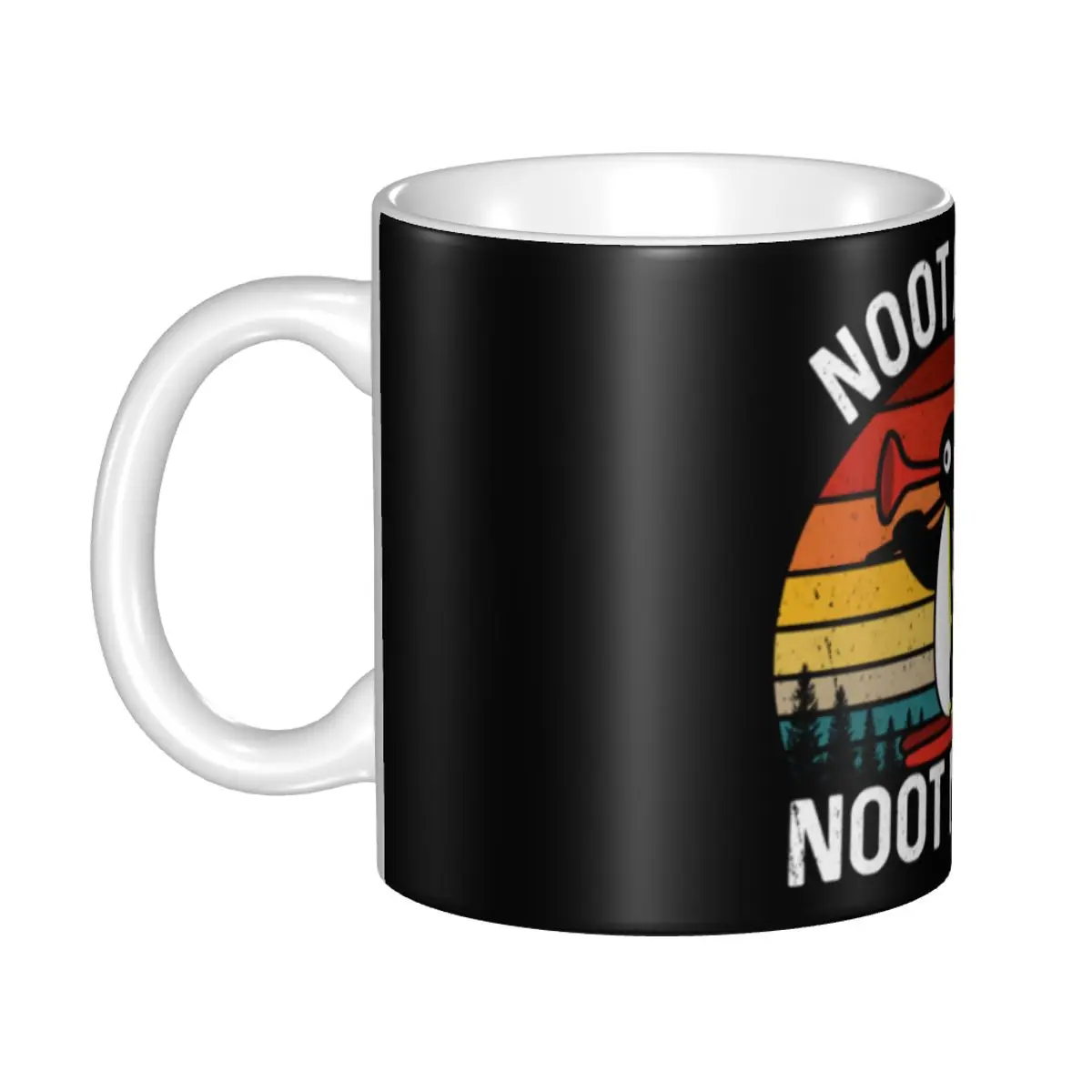 Customized Funny Meme Pingu Noot Noot Coffee Mugs DIY Cartoon Penguin Ceramic Mug Cup Creative Gift