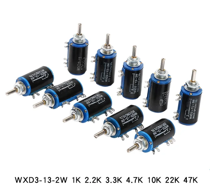 2 шт. WXD3-13-2W 680R прецизионный регулируемый резистор потенциометра 220R 470R 1K 10K 3,3K 5,1K 47K 2,2K 4,7K 22K 100K Ом