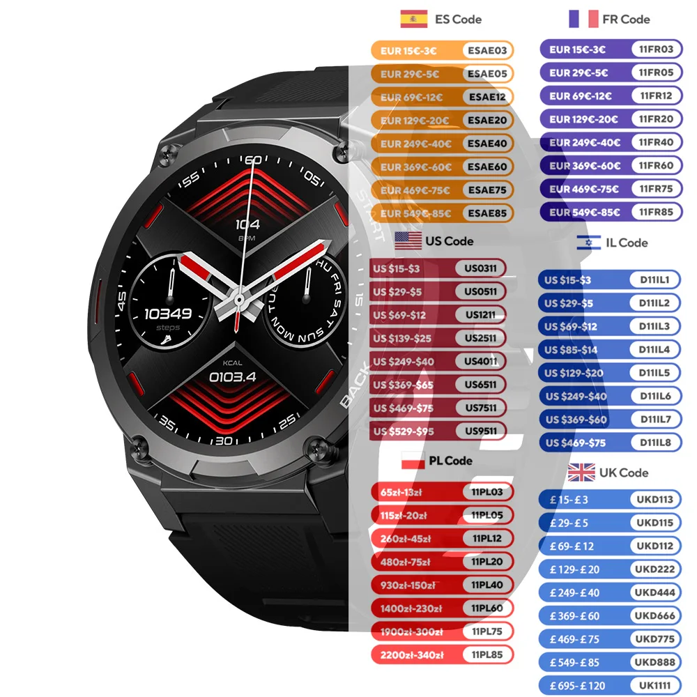 Смарт-часы Zeblaze Vibe 7 Pro, 1,43-дюймовый AMOLED-дисплей, Hi-Fi телефонные звонки, прочность военного класса