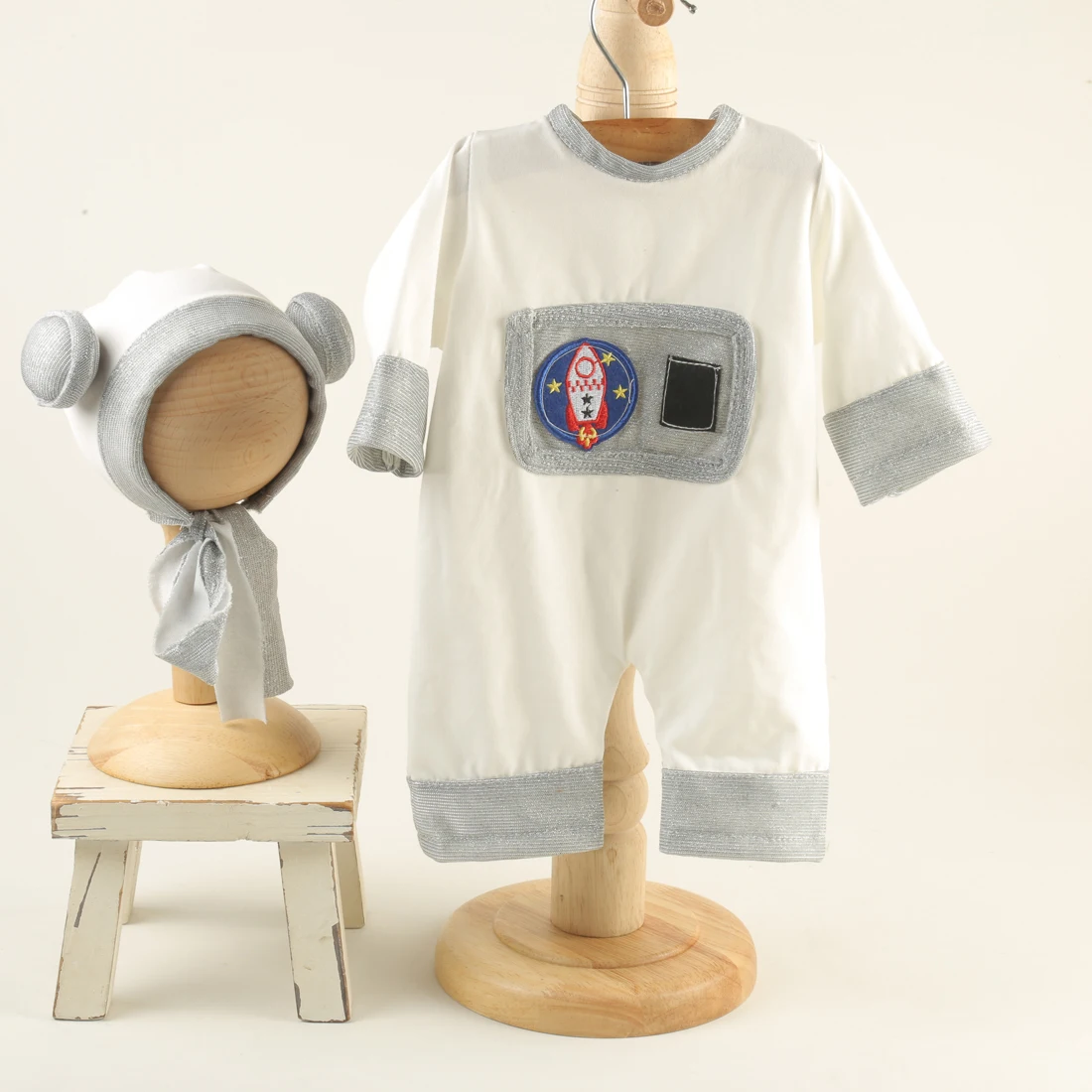 Newborn Space Exploration Suit Newborn Photography Costumes Props Baby Boy Sewing Outfits Photo Shooting Props