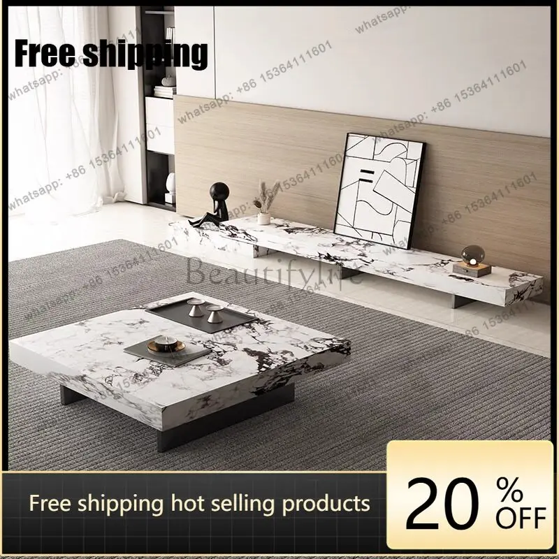 Mueble de TV Estrecho Clásico PG, Diseño Europeo, 200 cm de Largo, Mueble de TV de Lujo Estilo Nórdico, Mueble para el Hogar