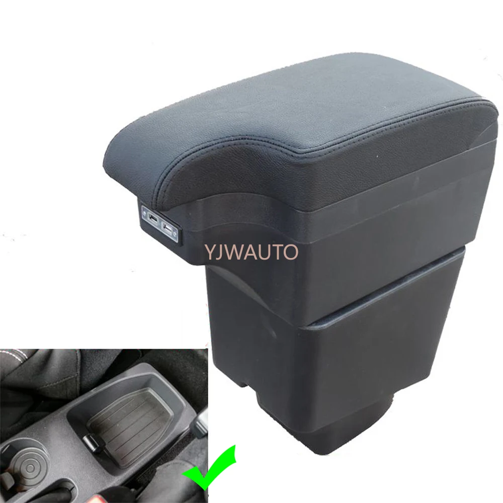 

Armrest For Renault Captur 2015~2018 Center Console Box Car Arm Rest Ashtray Storage Box with CUP Holder