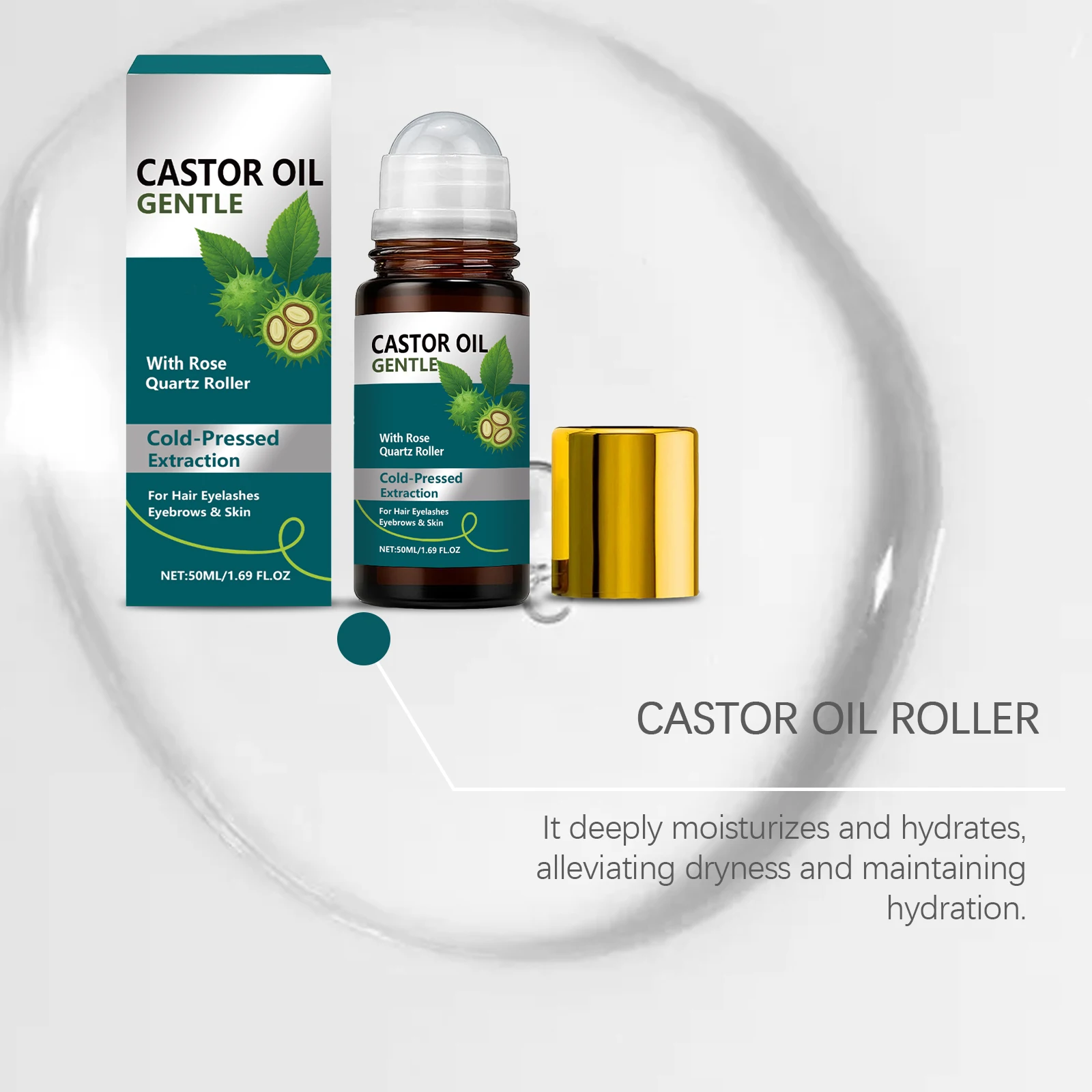 Organic Castor Oil Roller Cold - Castor Oil Cold Press ulasan dan harga