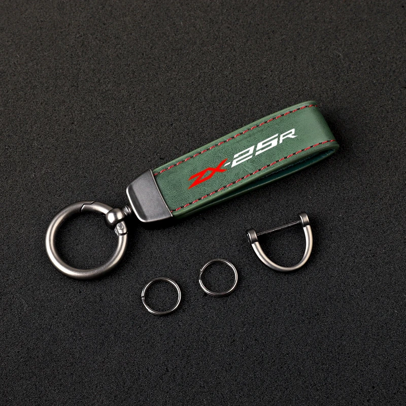 カワサキニンジャZx25r用カーボンファイバーキーホルダー,モーター
