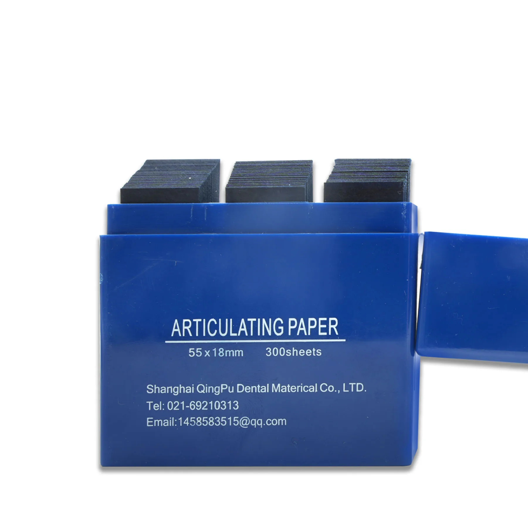 300 ورقة شرائط الورق توضيح الأسنان أوكلوسيو ورقة منتجات مختبر الأسنان أداة العناية بالأسنان عن طريق الفم مواد تبييض 55*18 مللي متر