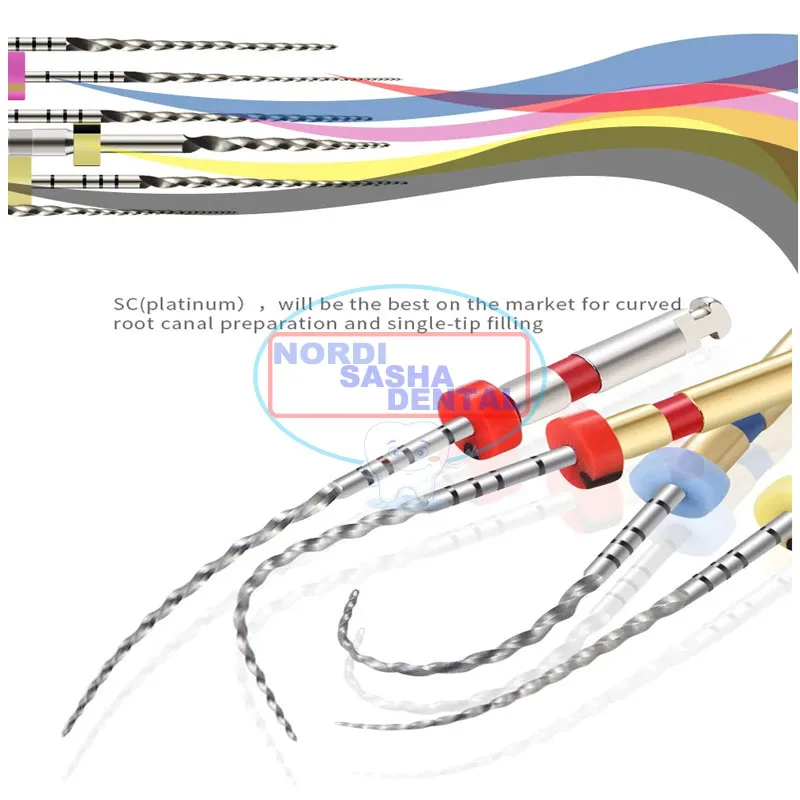 6 Teile/schachtel Dental SOCO PLUS Aktiviert Wurzelkanal Datei Zahnarzt Werkzeuge SC Plus Endodontie Dateien Dental Rotary Dateien