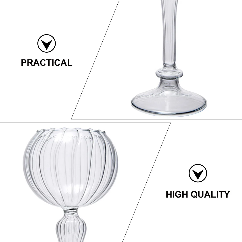 

Portable Creative Wine Glass Cocktail Cup Lightweight Glassware Practical Bar Wine Tumbler Standing Mug