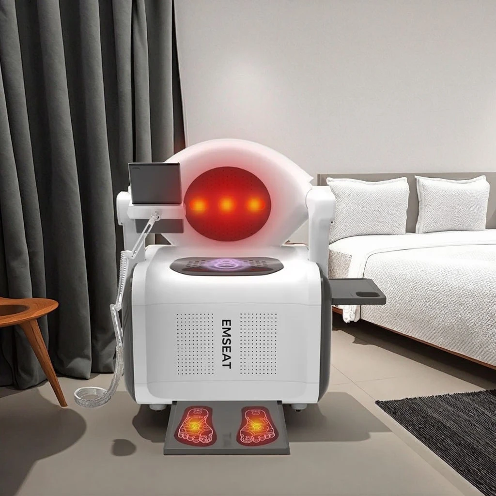 เครื่องกระตุ้นแม่เหล็กสำหรับใช้ในบ้านเพื่อการฟื้นฟูกล้ามเนื้ออุ้งเชิงกรานพร้อมระบบทำความร้อนด้วยคลื่นวิทยุ