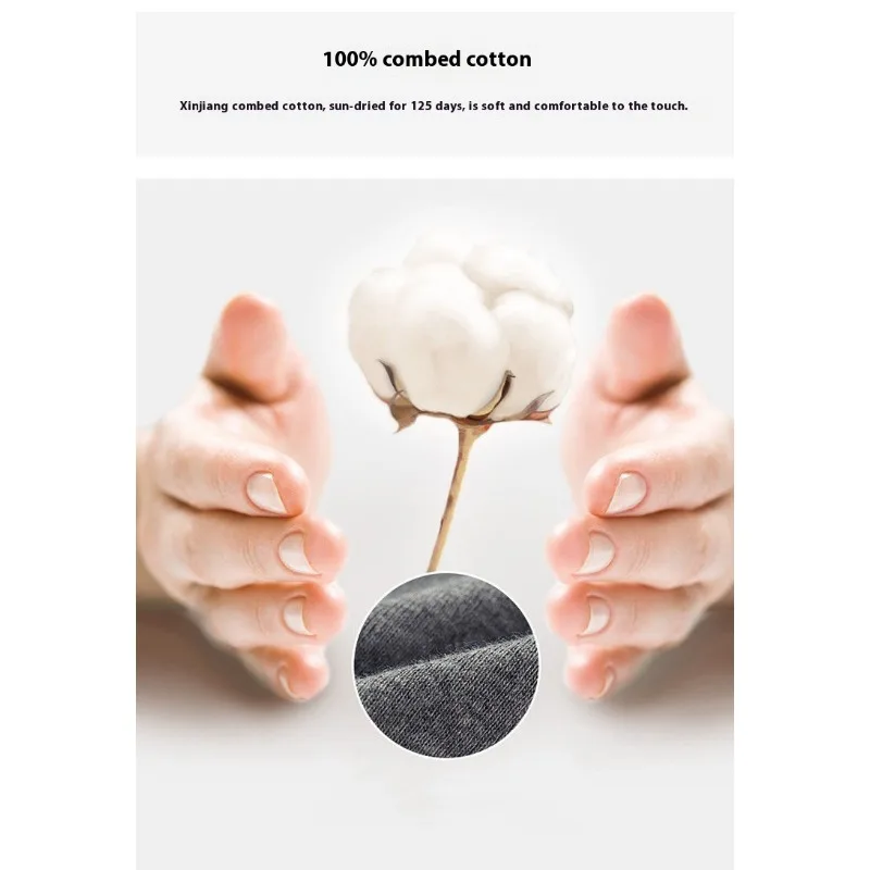 Comfortable Men Cotton Underwear 3 Pack Breathable Soft Seamless Boxer Briefs Mid Waist Underwear Men Elastic Comfort Underpants