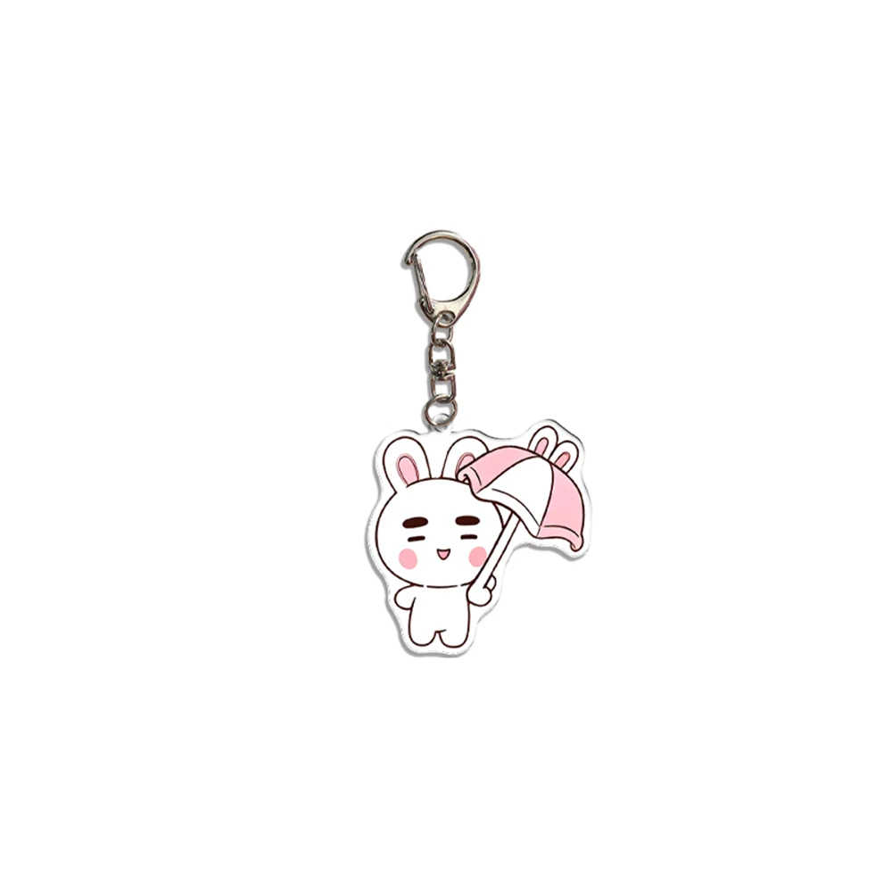 Wholesale Minho Taemin 1/4Pcs/Set SHIN Kawaii Character Keyring Bag Accessories Onew Key Korean Style Acrylic Keychain Fans Gift