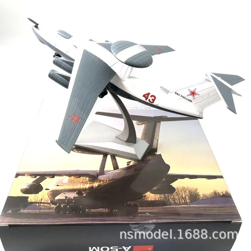 

1/200 Scale Former Soviet Early Warning Aircraft A50 Simulation Alloy Military Combat Aircraft Model Decoration Collection Gift