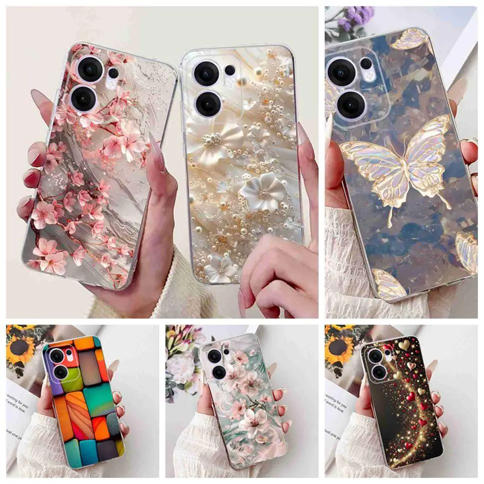 For Oppo Reno13 F Casing New Fashion Pattern Cover CPH2699 Soft Silicone Phone Cases For Oppo Reno 13 F 13F 5G Back Cover Fundas
