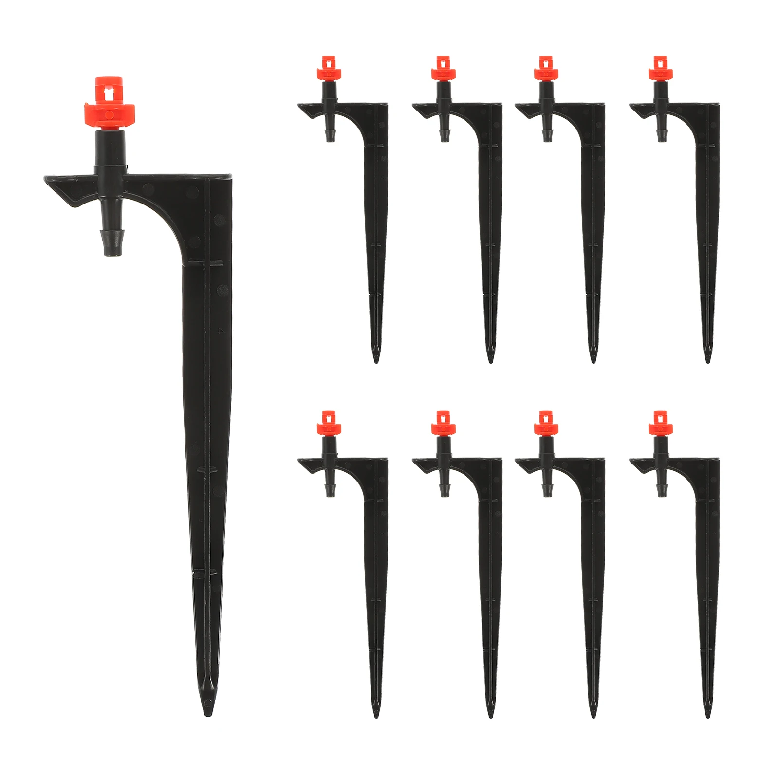 

20pcs 360 Degree Atomizing Nozzle 15cm Ground Spike Garden Irrigation Misting Sprinkler Dripper Plant Watering Lawn Supply
