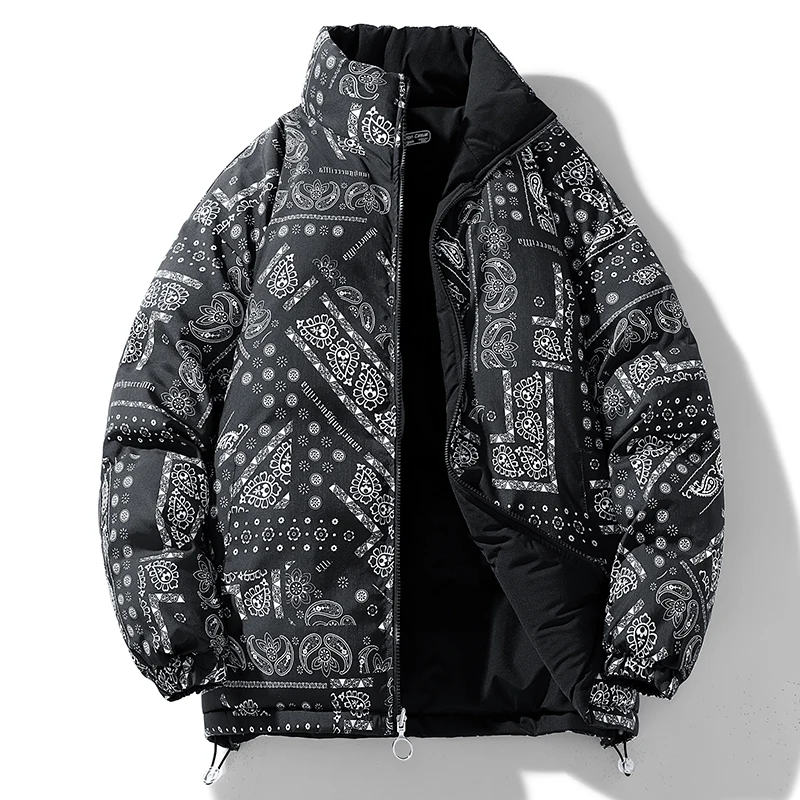 سترات شتوية جديدة للرجال مبطنة بالقطن مع دفء سميك، سترات رجالية عصرية وغير رسمية مزدوجة الجوانب