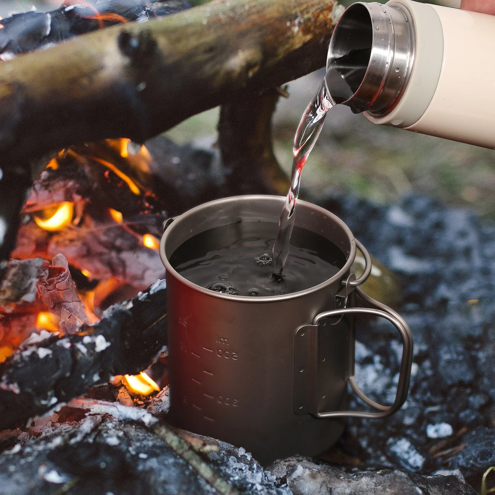 Ultralichte 750ml titanium pot - Camping Cooking Cup recensie en prijs