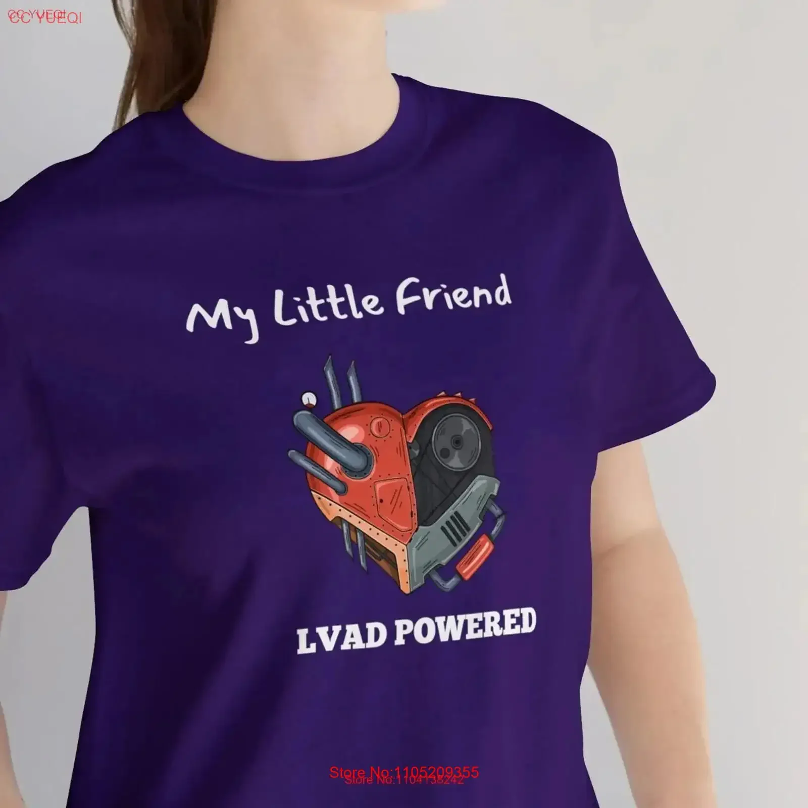 Lvad تي شيرت Heartmate III مضخة جراحة القلب Vad أمراض القلب نبض معجزة Defib CCU ICU فخور خمر غسلها الرسم عادية