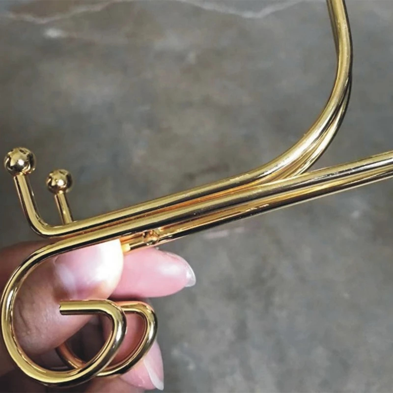 ゴールドディスプレイスタンドクラフトブラケットブックホルダー写真台座ボウル皿フレーム画像プレートラックイーゼル収納装飾