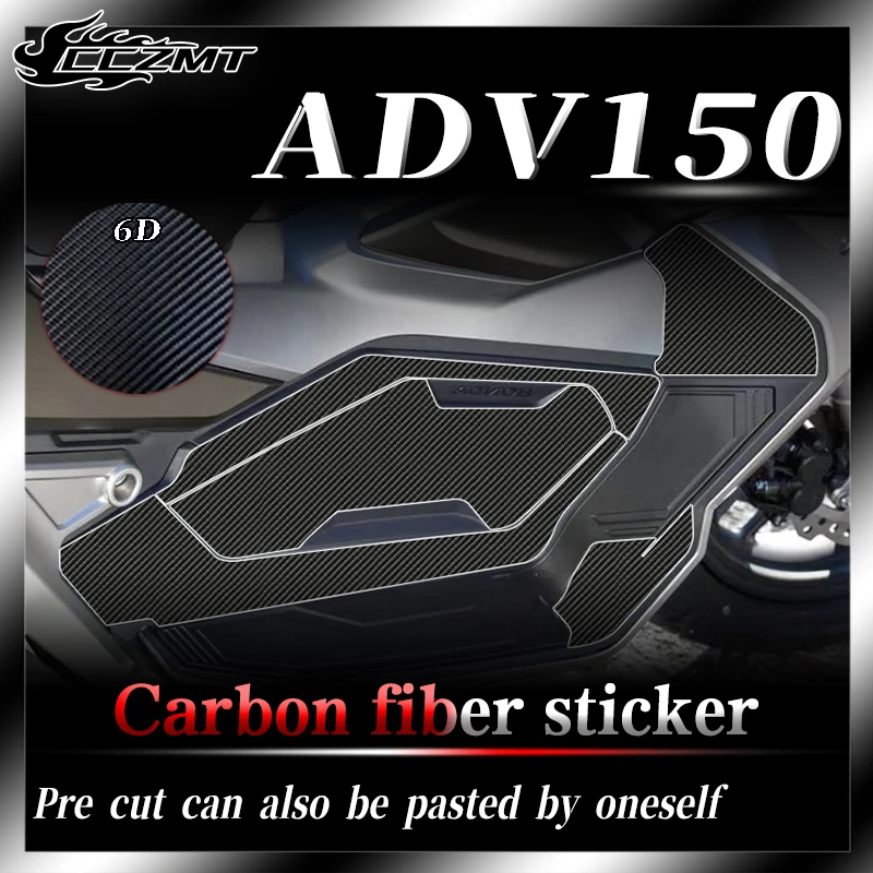 

For Honda ADV150 stickers car stickers 6D carbon fiber protective stickers car body film waterproof sunscreen wear-resistant