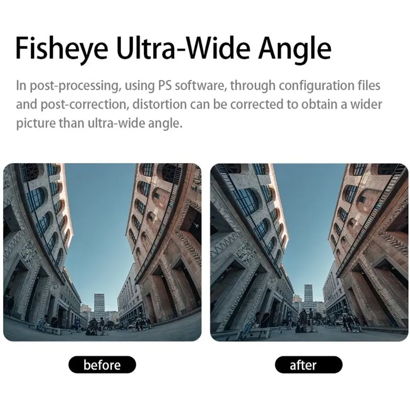 AT82-A600 Ultra Wide Angle Fisheye Micro Single Lens 7.5MM F2.8II For Sony E-Mount, APS Format Lens- 62.3X50.6Mm