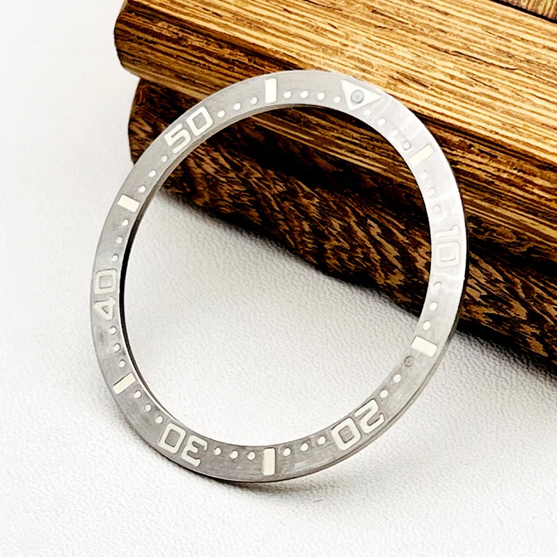 38x31,5mm grün leuchtend skx007 Lünetten einsatz passend für skx007 srpd Uhrengehäuse nh35 Gehäuse skx007 Edelstahl Lünetten ring