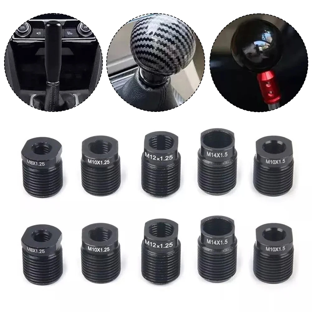 10Pcs Car Gear Shift Knob Thread Adapter Nut Insert M12*1.25 M10*1.25 M8*1.25 M10*1.5 Automobile Accessories