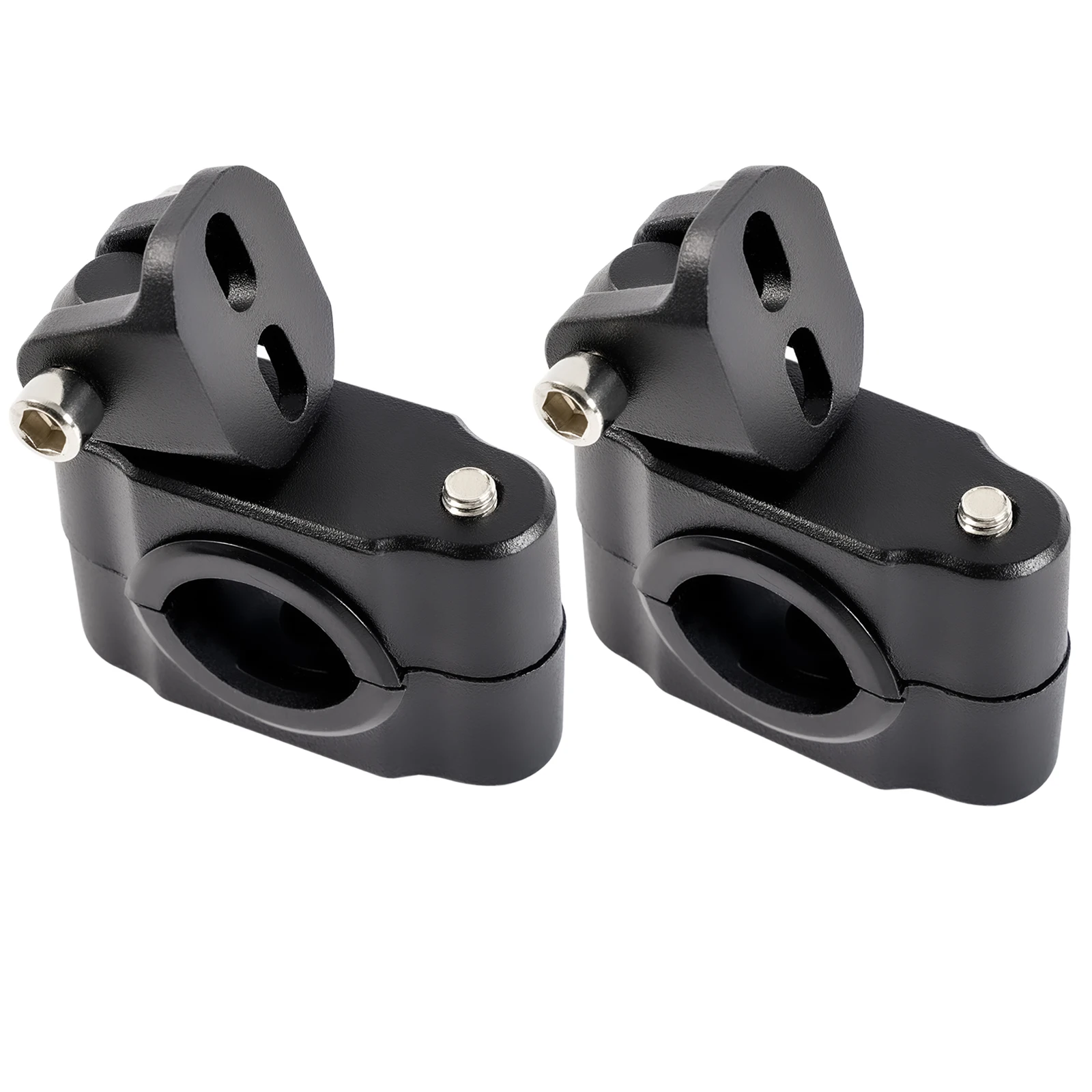 Motorcycle LED Headlight Mounting Bracket Spotlight Clamps Support Driving Fog Lights Work Auxiliary Lights Holder Universal image 2