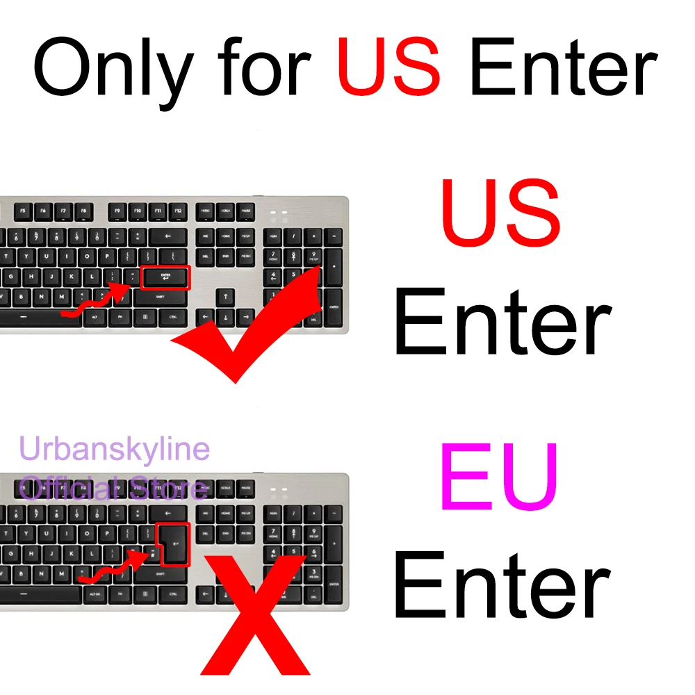 Keyboard Cover for Logitech G512 Carbon G513 G412 SE G413 SE Mechanical for Logi Silicone Protector Skin Case Film Clear Black