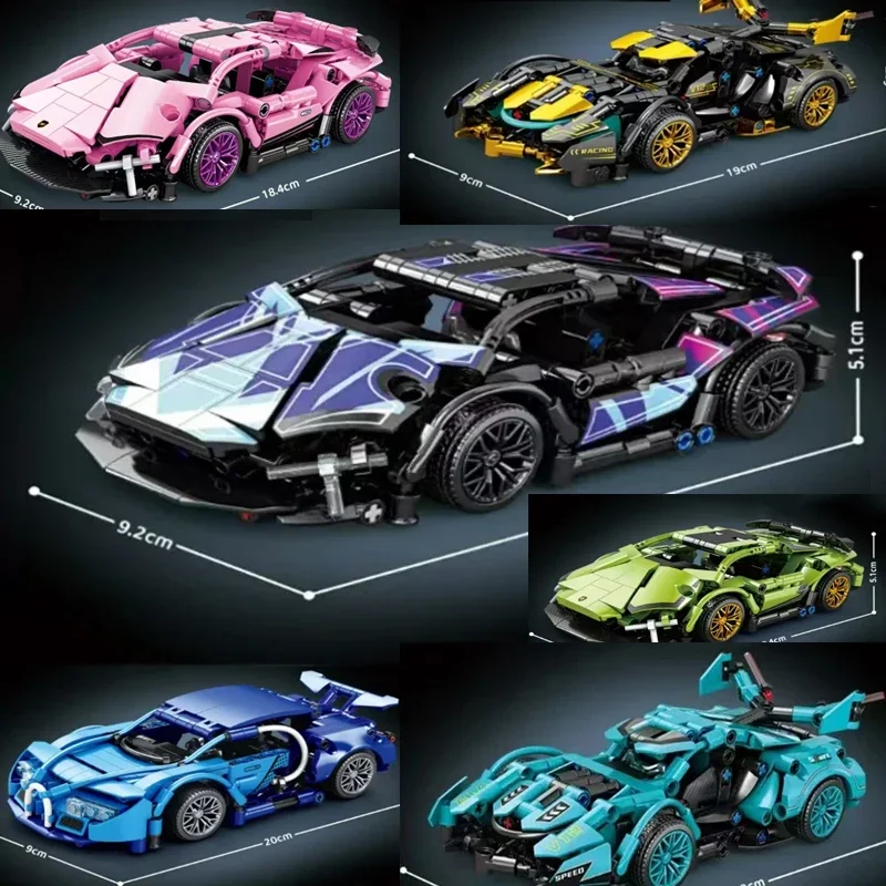 ตัวต่อรถแข่งสปอร์ตสุดฮิตปี 2026 แบบจำลองรถแข่งเมือง ตัวต่อรถซูเปอร์คาร์ ของเล่นตัวต่อสำหรับเด็กและผู้ใหญ่