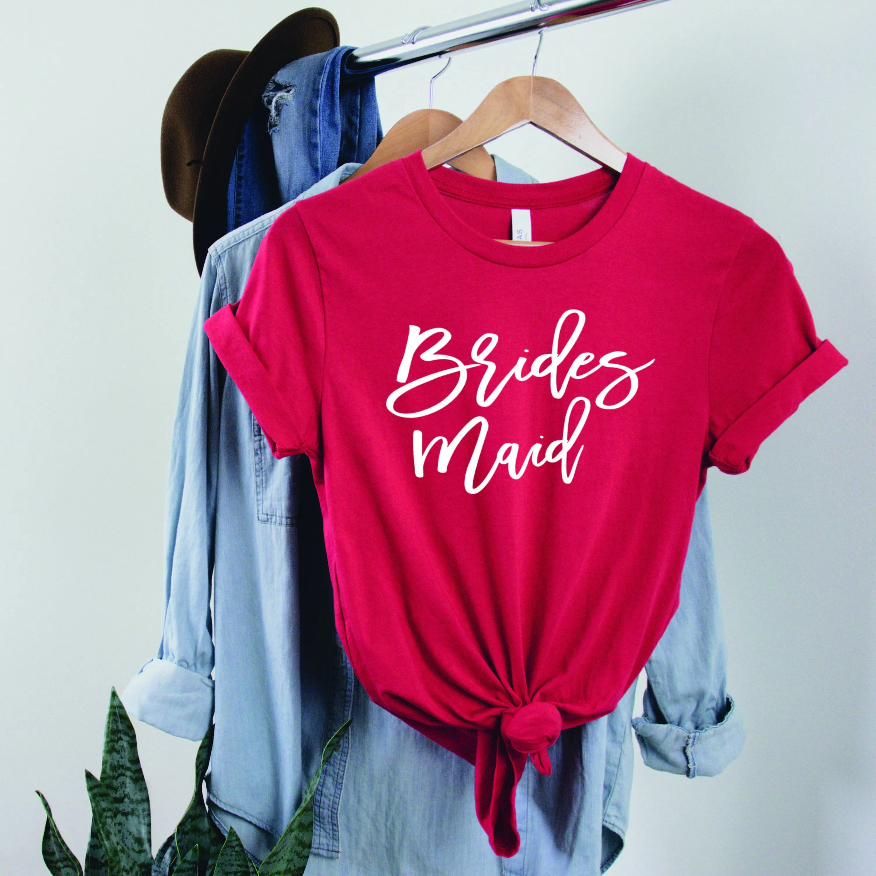 Bridesmaid T Shirt Proposal Maid Of Honor Bride Bridal Party Bachelorette Shirts