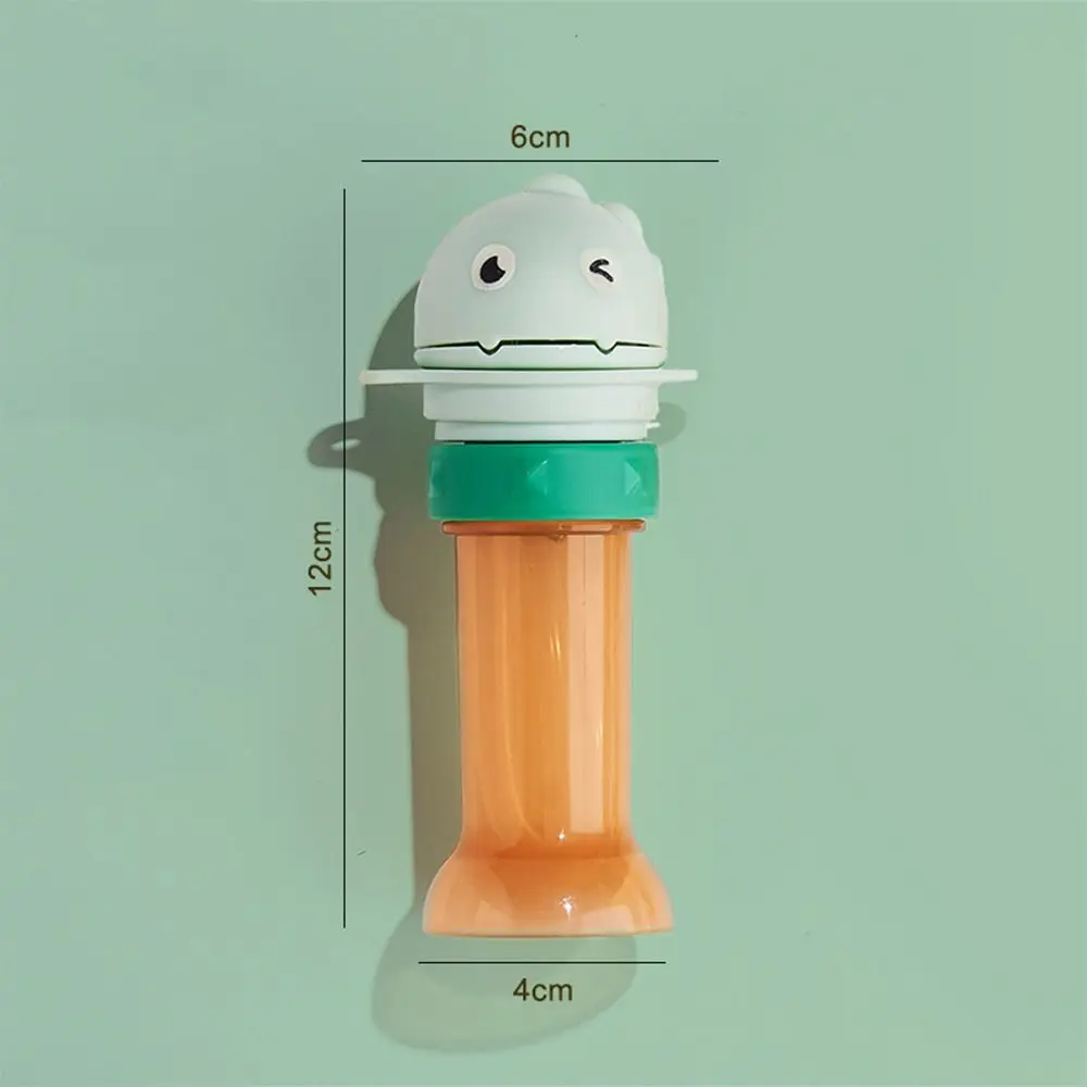 

Cartoon Dinosaur Baby Water Bottle Cap Silicone Straw 2 in1 Bottle Replacement Lid Straw Lid Twist Cover Cap