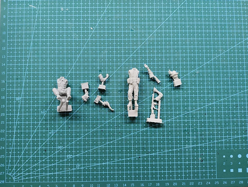 Unassambled   1/35  Australia Army Infantry and M113 Crew (2 figures)   figure  Resin figure miniature model kits Unpainted