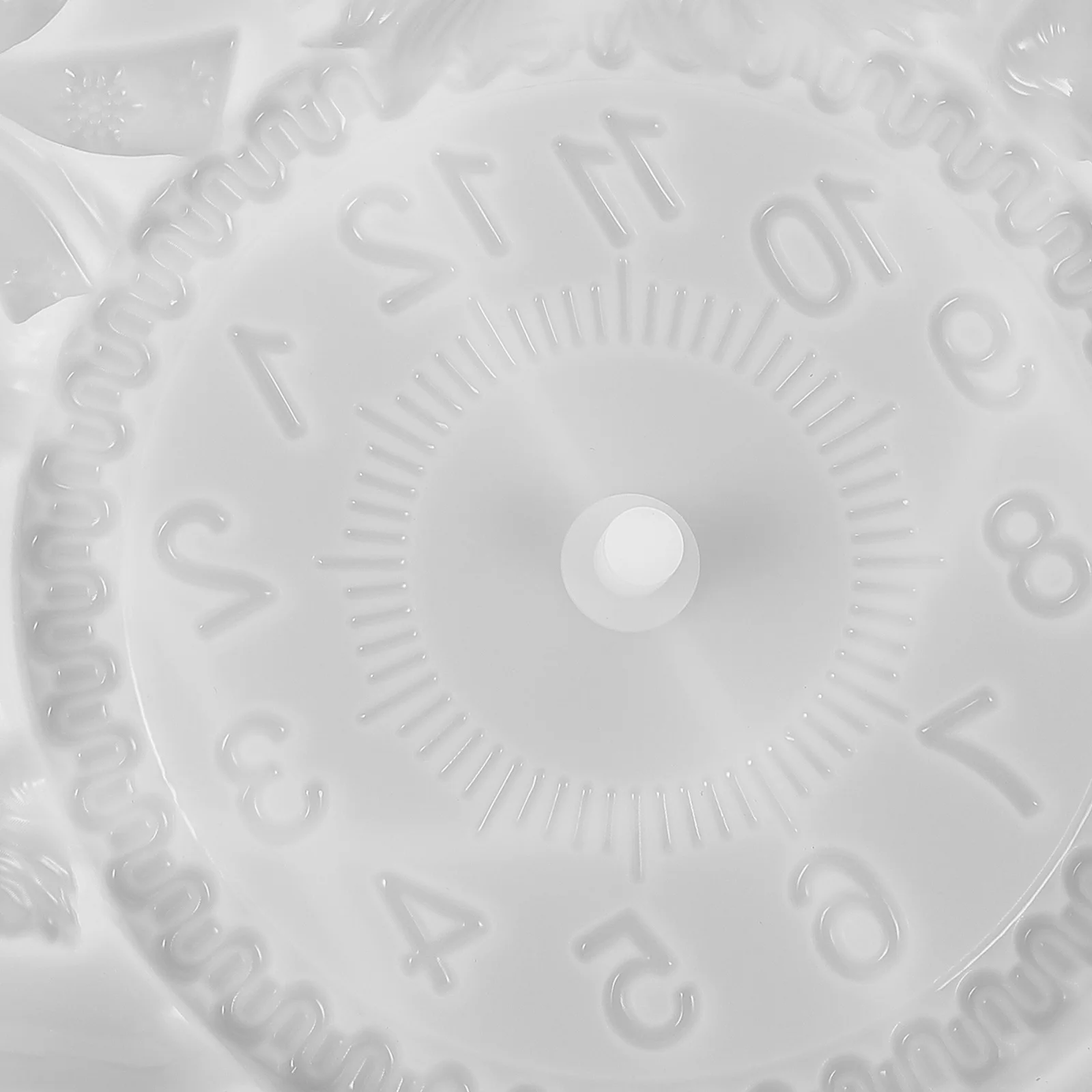 

Clock Mold Reusable Shaped Silicone Molds Diy Cake Plate Design Epoxy Silica Gel Making