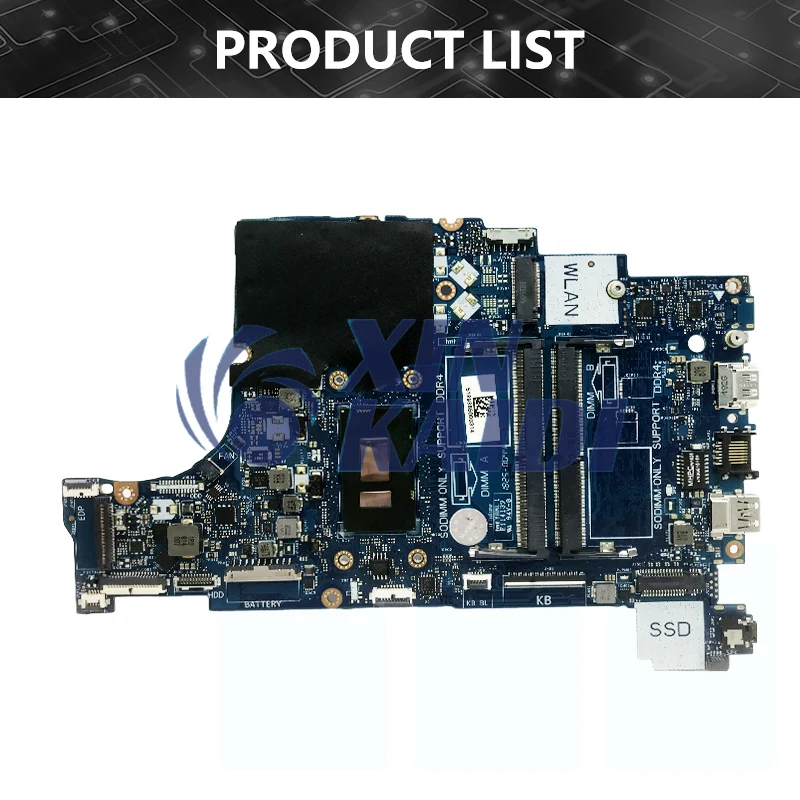 Para DELL Inspiron 3490 3590 Notebook Placa-mãe LA-F115P 0P6JPD 09XJTY 09J1XM 0K6KNT DDR4 I3 I5 6th/7th/8th Laptop Mainboard