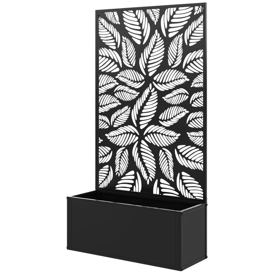 

Trellis Garden Bed Freestanding or Wall Mounted Flower Bed for Climbing Plants Outside Garden Inside Balcony